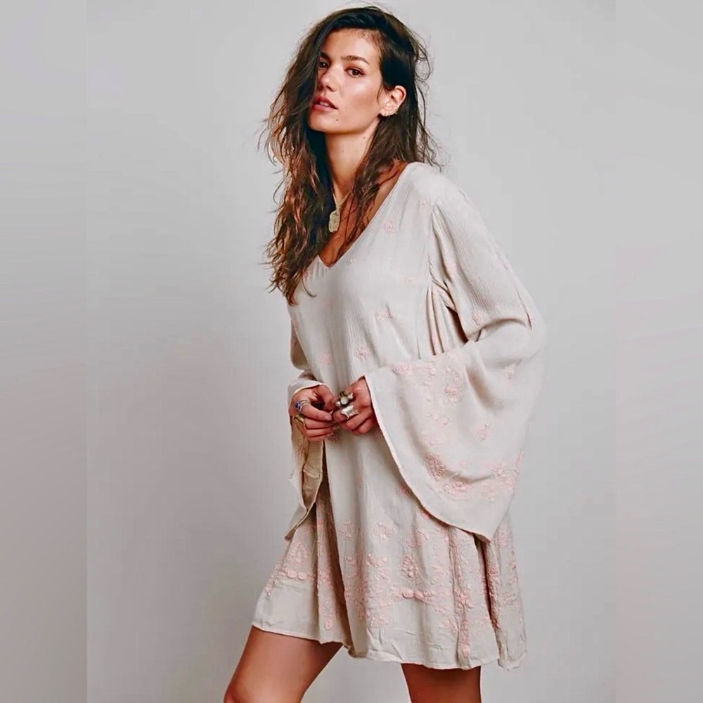 FREE PEOPLE Daylight Dreams Tunic Sz M - Picture 2 of 12